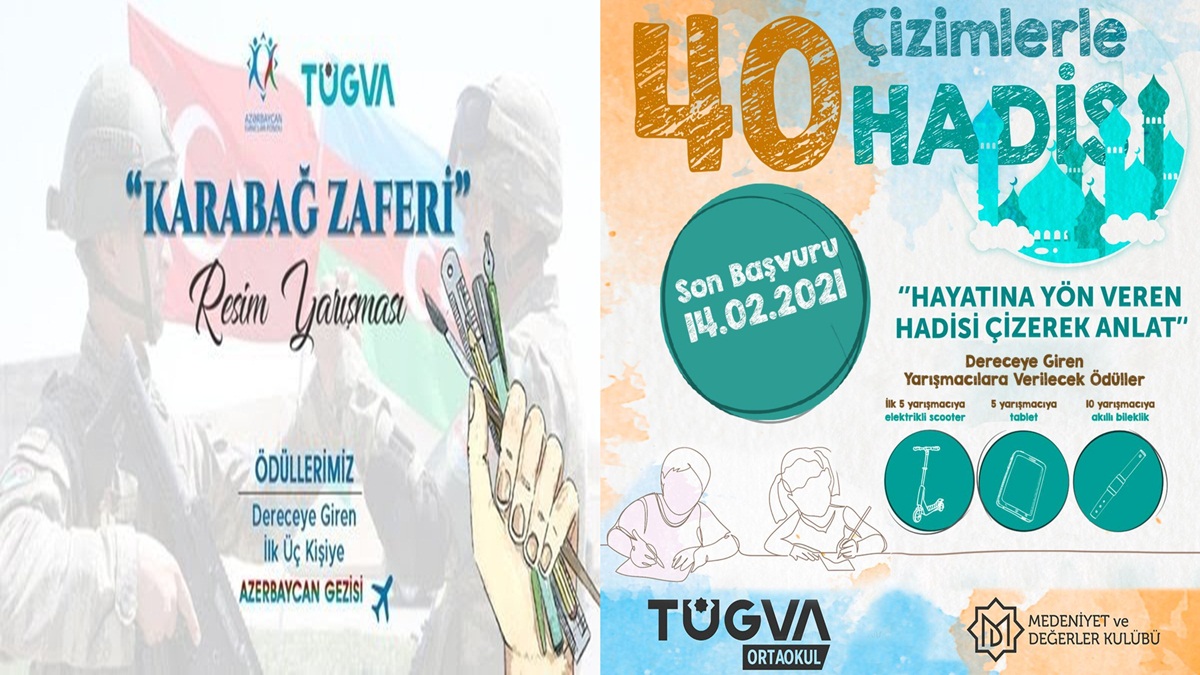 TÜGVA, Gençler İçin Resim Yarışmaları Düzenliyor