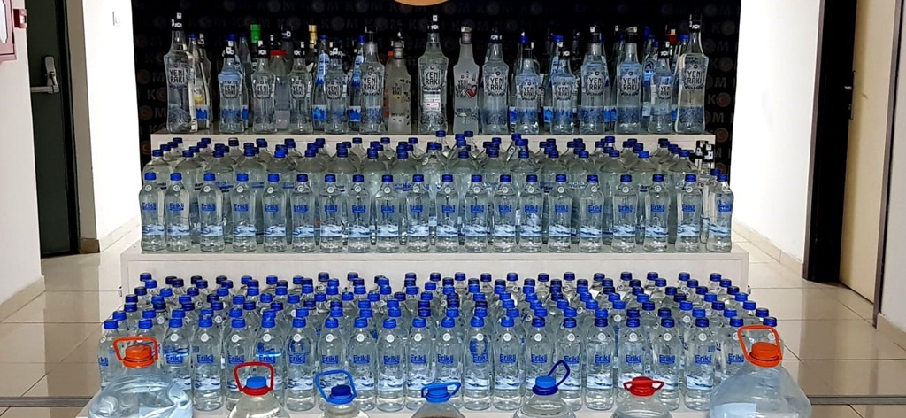 Çorum’da Kaçak İçki Operasyonu