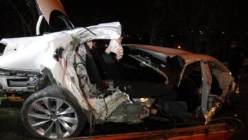 Çorum’a Yük Taşıyan TIR’ın Altında Kaldı