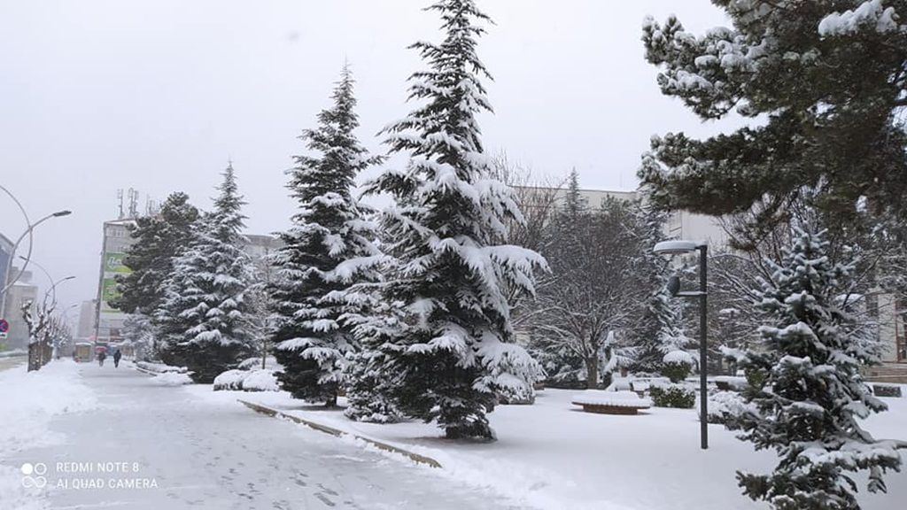 Çorum’da Kar Yağışı Sürüyor