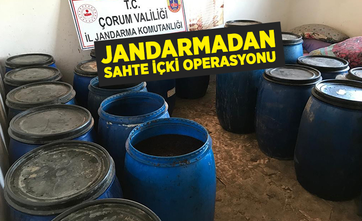 Jandarmadan Sahte İçki Operasyonu