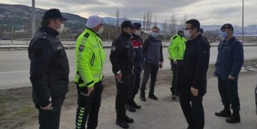 Kaymakam Kontrol Noktalarını Denetledi