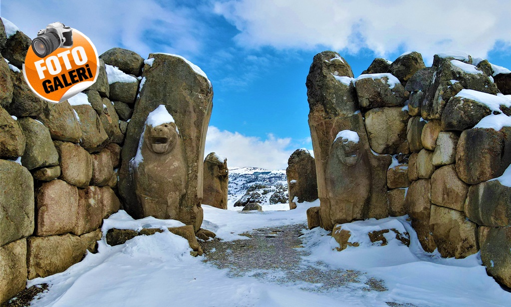 Medeniyetler Beşiği “Hattuşa” Kar Altında
