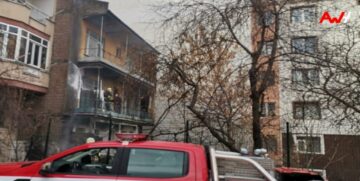 Apartmanda Çıkan Yangın Korkuttu