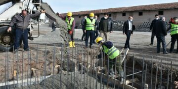 Asfalt Üretim Tesisinin Temeli Atıldı