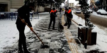 Sungurlu’da Kar Mesaisi