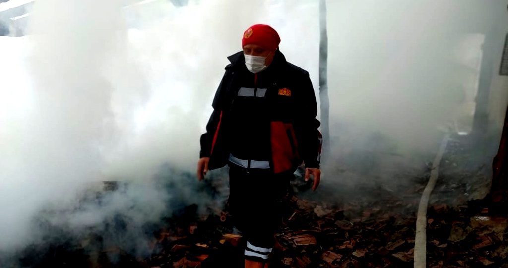 Sungurlu’da Yangın