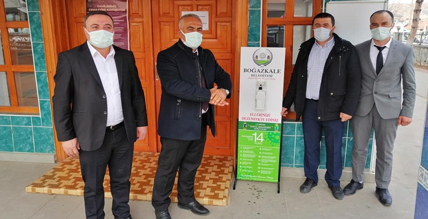 Boğazkale Belediyesi Covid-19 ile Mücadeleye Devam Ediyor