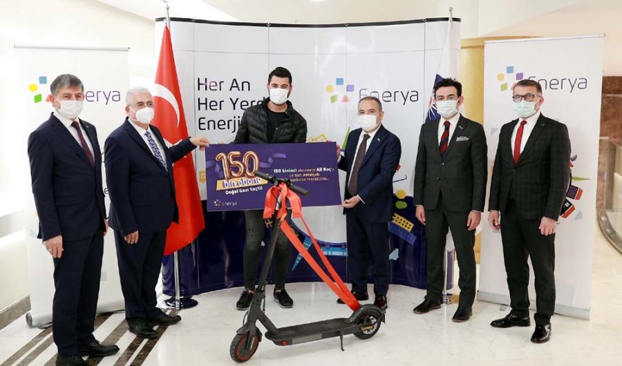 Enerya, Antalya’da 150 Bin Aboneye Ulaştı