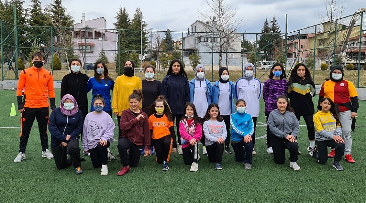 Çorum’da Bayan Futbol Takımı Kuruldu