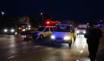 Hastane Kavşağında Kaza