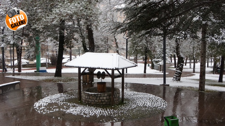 Çorum’da Mart Ayında Kar Sürprizi