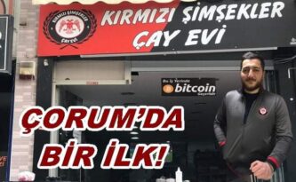 Çorum’da Bitcoin İle Çay Satışı