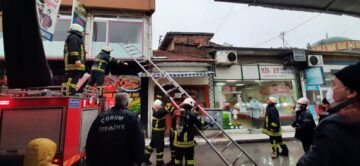 Çöplük’te Baca Yangını Çıktı