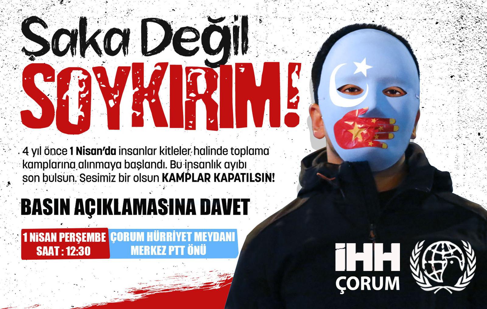 İHH Soykırımı Protesto Edecek