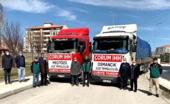 İHH Tırları Yola Çıktı