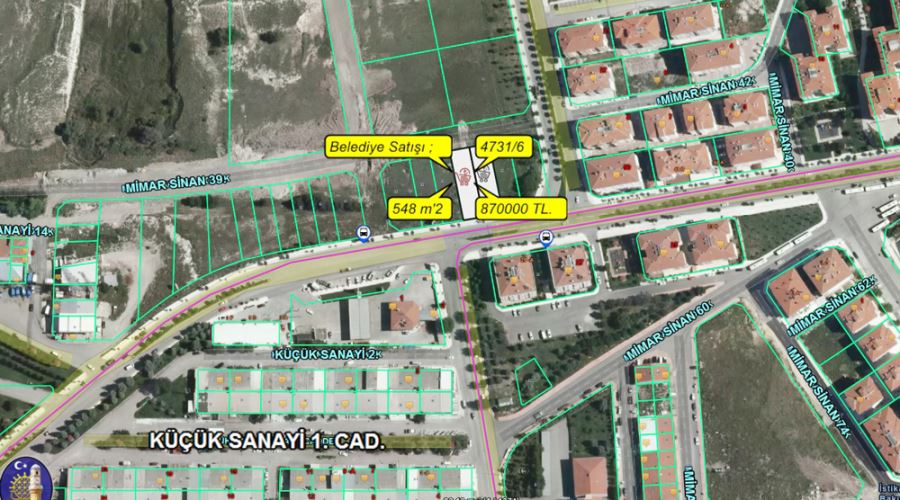 Belediye, Villa ve Sanayi Arsası Satacak