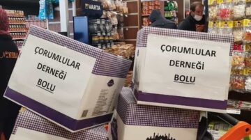 Bolu Çorumlular Derneğinden Ramazan Paketi