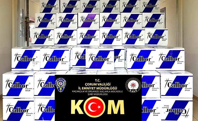 Depodan Kaçak Sigara Çıktı