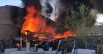 Keresteciler Sitesinde Yangın