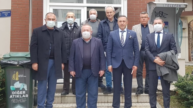 CHP’den, Mahalle Muhtarlarına Sosyal Yardımlaşma Ziyareti