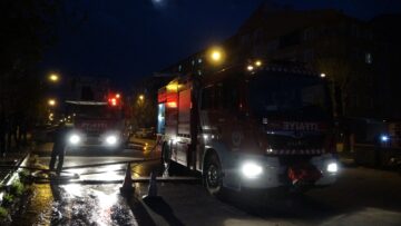 Depoda Çıkan Yangın Apartmana Sıçradı