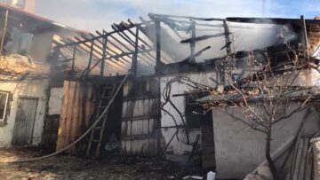 Sungurlu’da Tandırlık Yangını