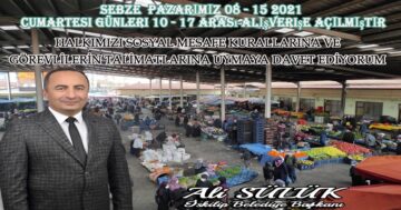 İskilip’te Sebze Pazarı Açılıyor