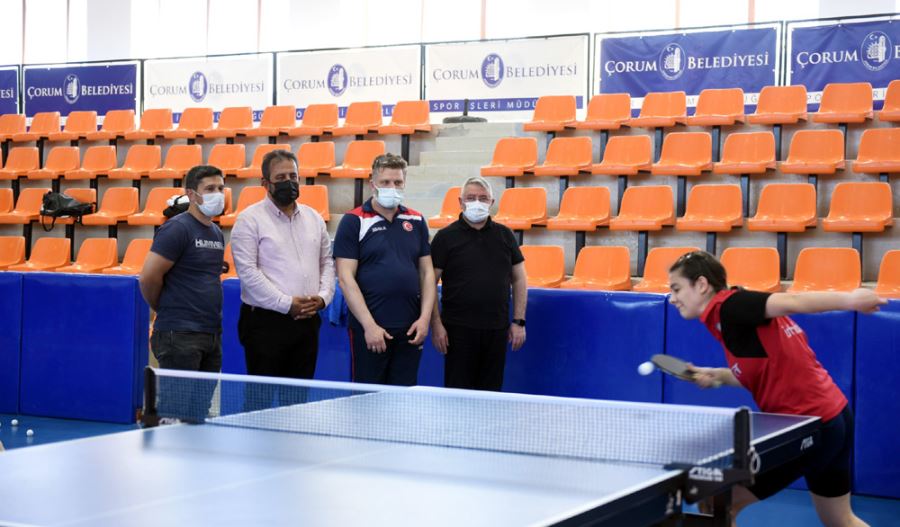 Masa Tenisi Milli Takımı Çorum’da