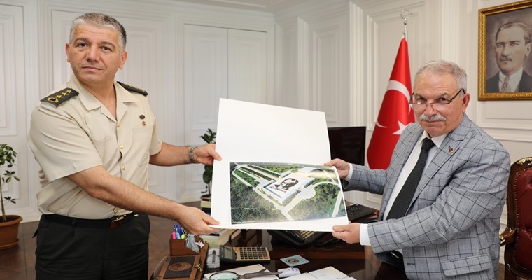 Garnizon Komutanından İlkadım Belediye Başkanına Ziyaret
