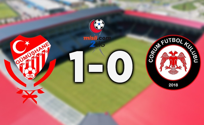 Gümüşhanespor : 1-Çorum FK : 0