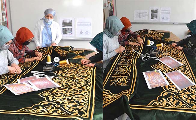 Sahabelerin Puşidelerini Bayan Çiftçi Hazırlatıyor