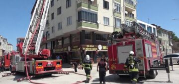 Çorum’da Baca Yangını Korkuttu