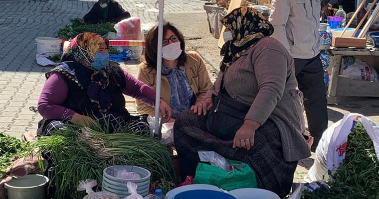 Köylü Kadınlara Başkanın Selamını İletti