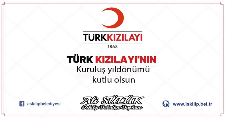 Başkan Sülük Kızılay’ın Kuruluş Yıldönümü Kutladı