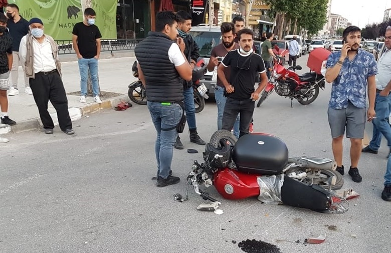 Motosiklet Sürücüsü Ağır Yaralandı