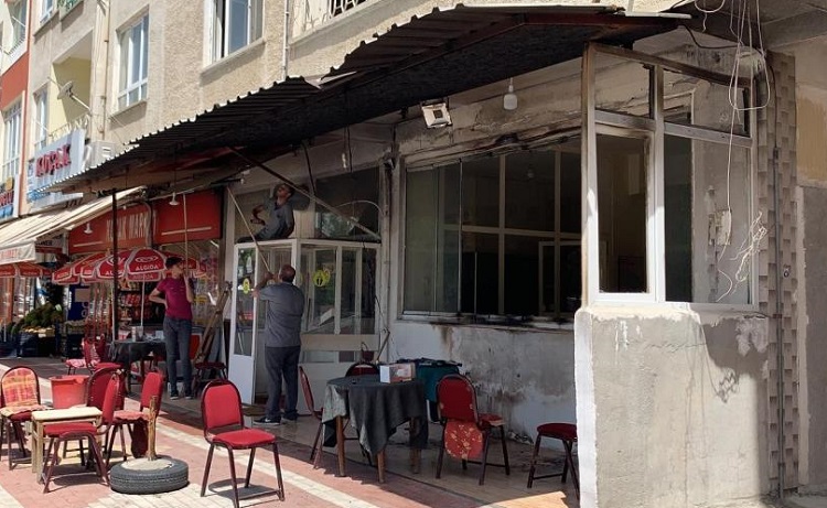 Çorum’da Bir Kahvehane Kundaklandı