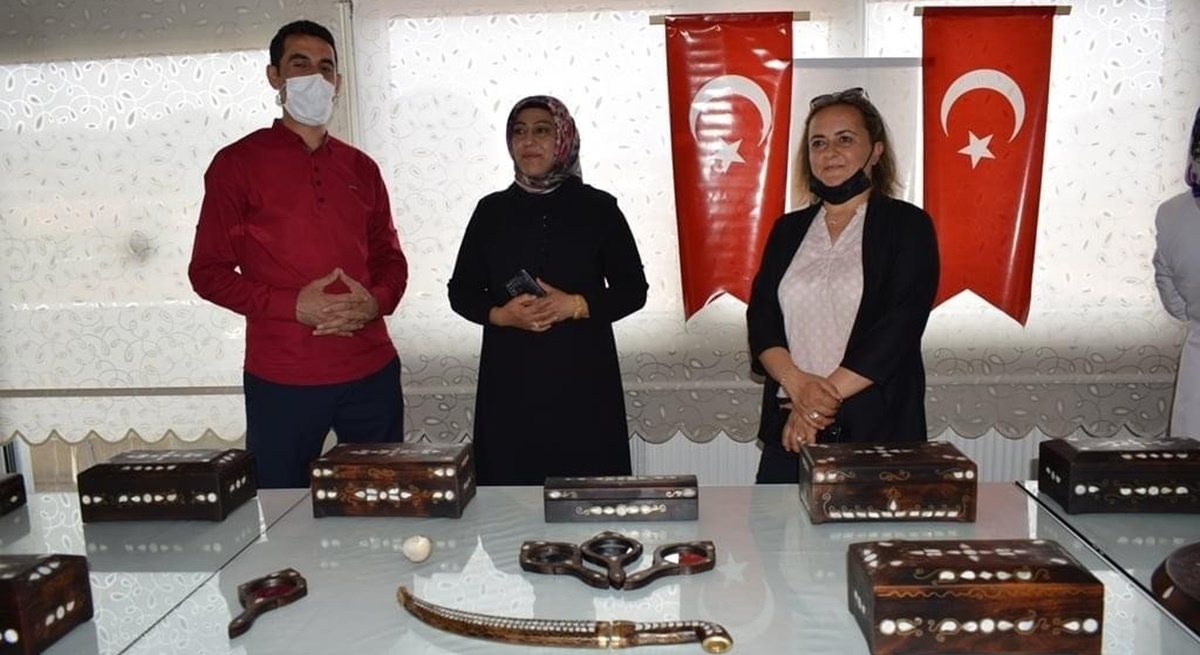 Sungurlu’da Sedef İşlemeler Görücüye Çıktı