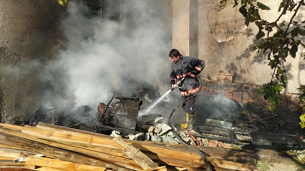 Çorum’da Evde Çıkan Yangın Korkuttu