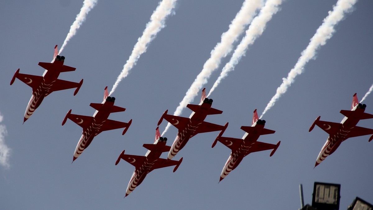 Türk Yıldızları Çorum Semalarında