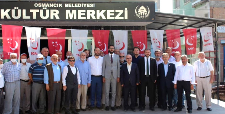 Saadet Partisi Osmancık’a Çıkarma Yaptı