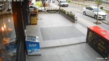 Çarşaflı Hırsız Motosiklet Çaldı