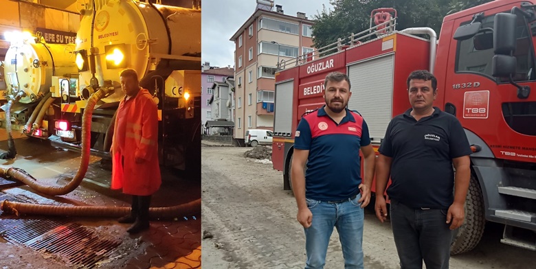 Oğuzlar Belediyesinden Yardım Eli