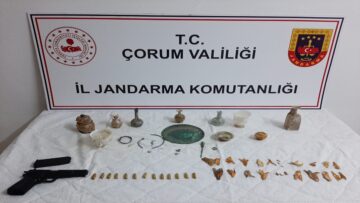 Çorum’da Tarihi Eser Operasyonu