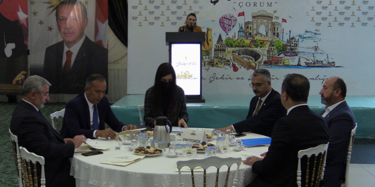 “Şehrim 2023” Çorum Şehir Buluşmaları Çalıştayı Yapıldı