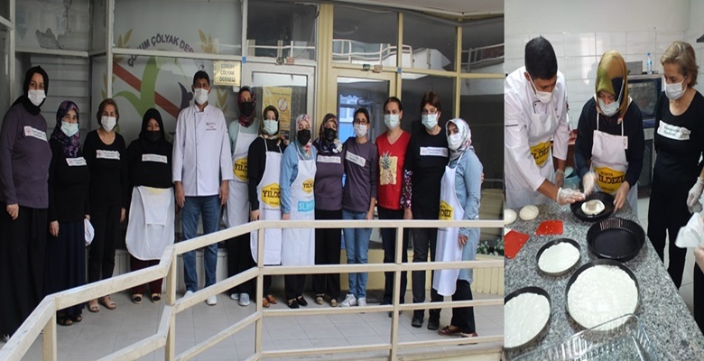 Çölyaklı Kursiyerlere Konyalı Şeften Eğitim