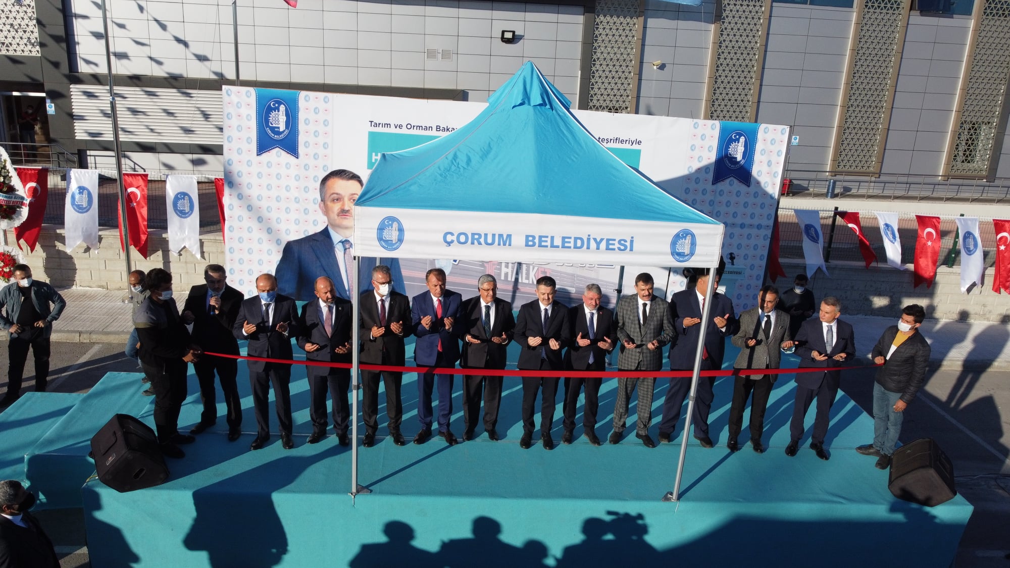 Halket ve Hayvan Pazarı Törenle Açıldı