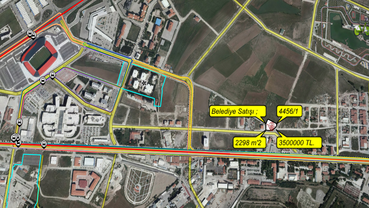 Belediye, Ticaret ve Villa-Konut Sitesi Arsaları Satacak