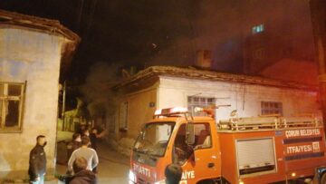 Çorum’da Korkutan Yangın