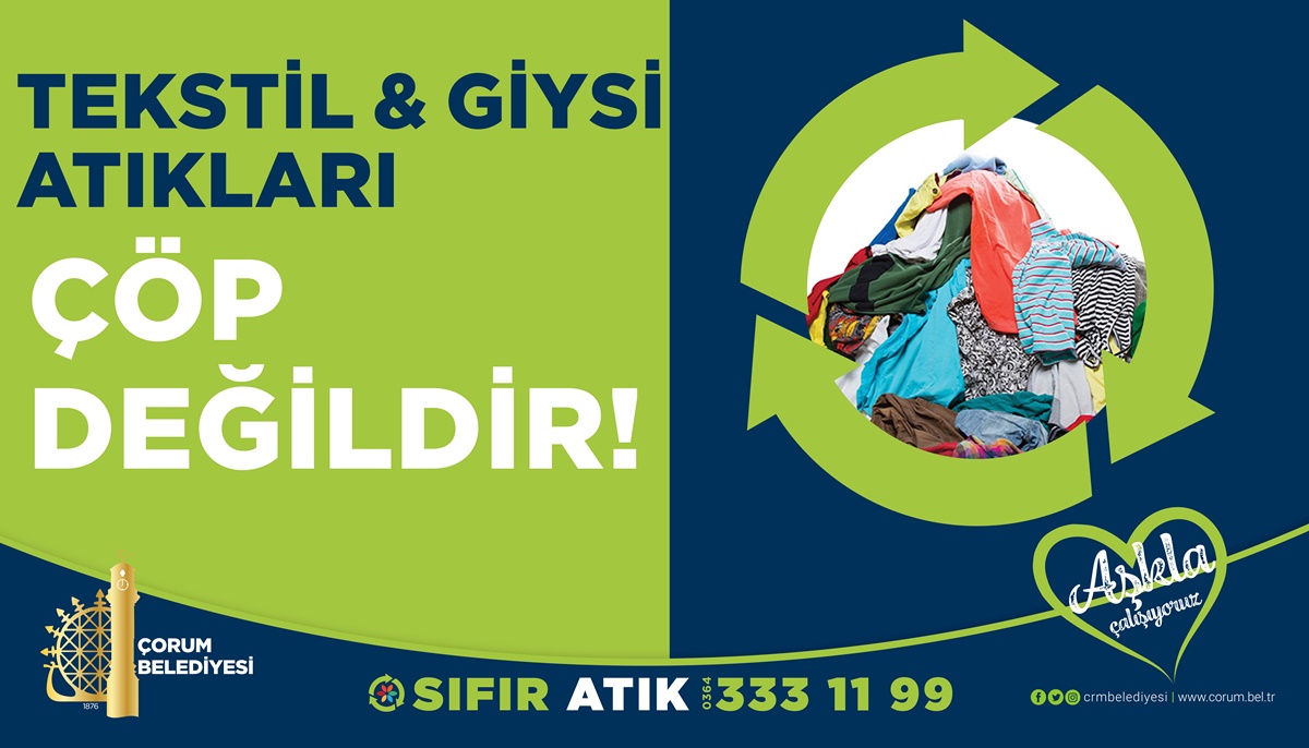 Çorum Belediyesi Tekstil Atıkları İçin İhaleye Çıkıyor
